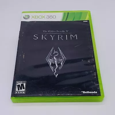 The Elder Scrolls V 5: Skyrim Xbox 360 2011 - Complete W/ Manual & Insert No Map • $6.95