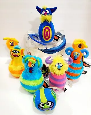 Melissa & Doug Monster Bowling Set 6 Wacky Pins 1 Silly Stuffed Ball + Extra Pin • $9.99