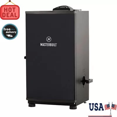 Digital Electric Vertical BBQ Smoker W/ 710 Cooking Sq In Side Woodchip Loader • $249