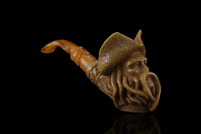 Davy Jones Meerschaum Pipe Handmade Tobacco Smoking Pfeife With Case • $176.30