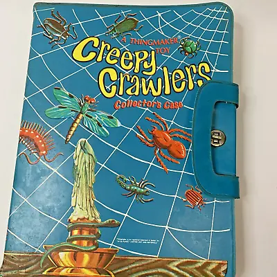 1964 Mattel Thingmaker Toy Creepy Crawlers Collector’s Case With Bugs Bats Rat • $64.44