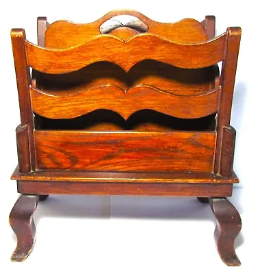 Antique Mission Oak Magazine Stand Arts And Crafts • $49.99
