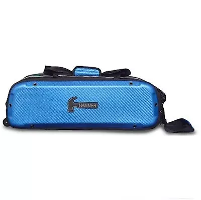 Hammer Carbon Shield 3 Ball Triple Tote Blue Bowling Bag • $119.95