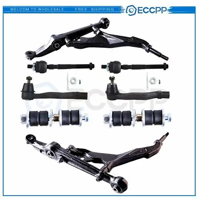 8x Front Lower Control Arms Sway Bars Inner Outer Tie Rods For 92-95 Honda Civic • $113.60