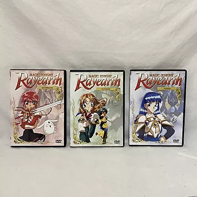 Magic Knight Rayearth (Anime DVD Memorial Box) Vol 1-3 • $15.99