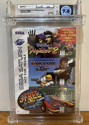 Virtua Fighter 2 Virtua Cop Daytona Usa Wata 7.5 Sega Saturn Nfr 3 Free Games • $300