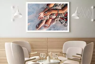 Girl On Beach Photograph Print Premium Poster High Quality Choose Sizes • $24.07