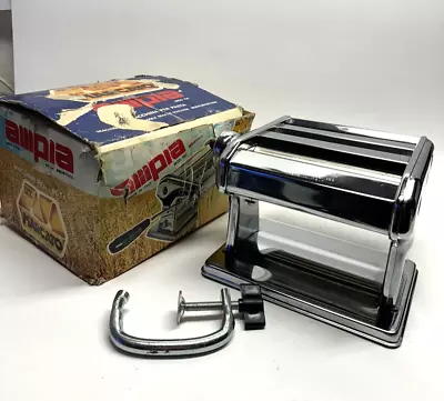 VINTAGE AMPIA Model 150 - Marcato 8356 Atlas Pasta Maker Machine Steel Italy • $79.99