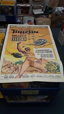 Tarzan Original 1 Sheet Poster 66 / 212 Mike Henry Nancy Kovack David Opatashu • $50