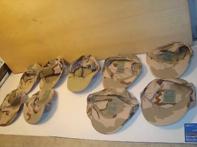 New Lot 9 Most Are US Marine Corps USMC Desert Camo 8 Point Cover Hat Cap • $49.95