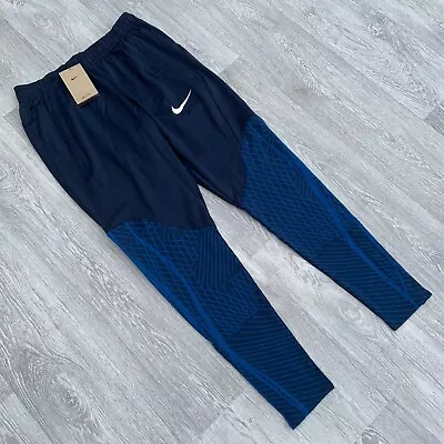 Nike Strike Dri Fit Slim Track Pants Training Bottoms - Obsidian [DR2563-451] • $91.47