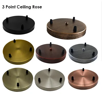 £9.49 • Buy Ceiling Rose Light Fitting DROP OUTLET FOUR AVAILABLE PERFECT FOR CABLE