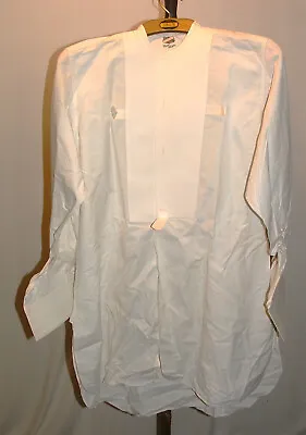 Vintage Essandee 1920/30s Starched Bib & Cuffs Shirt • £49.99