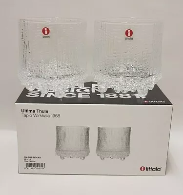 Wirkkala Ultima Thule On The Rocks Grog Glasses 28cl Brand New Iittala Finland  • £67.49