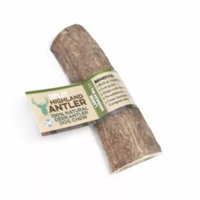 £6.69 • Buy Highland Deer Split Antler Natural Dog Puppy Healthy Dental Chew Long Lasting