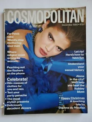 12/1985 British Cosmopolitan Magazine Kelly LeBrock Nastassja KINSKI Fashion  • $29.99