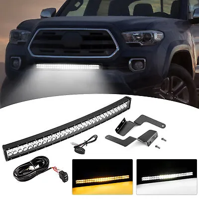 180W 32'' Strobe LED Light Bar Bumper Mount Wire Kit For 07-14 TOYOTA Cruiser FJ • $114.99