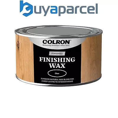 Ronseal 36215 Colron Refined Finishing Wax Clear 325g RSLCRFW325 • £16.64