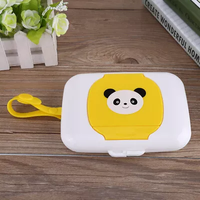 Portable Tissue Box Holder Empty Wet Wipes Dispenser Storage Case With Lid Case • $18.26