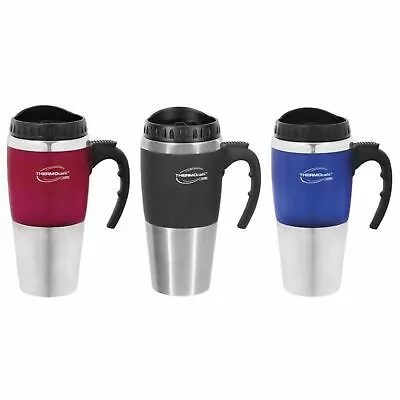 New THERMOS Stainless Steel Vacuum Insulated Cafe Travel Mug Double Wall 450ml  • $22.99