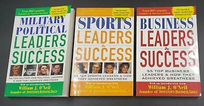  Business Leaders & Success Book Lot Of 3 Business Sports Military Political  • $21.99