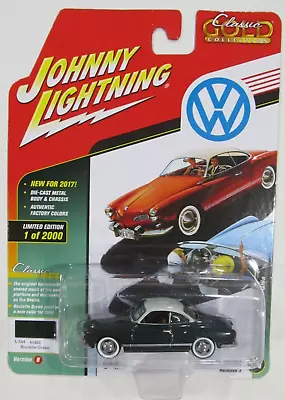 JOHNNY LIGHTNING CLASSIC GOLD 1964 VW KARMANN GHIA #2 Roulette Green 1/2000 A • $33.99