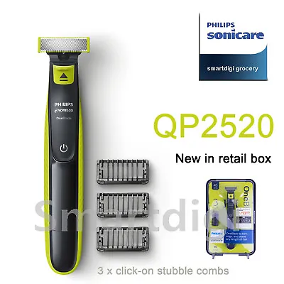 Philips Norelco OneBlade Face Hybrid Electric Cordless Shaver Trimmer QP2520 • $89.99