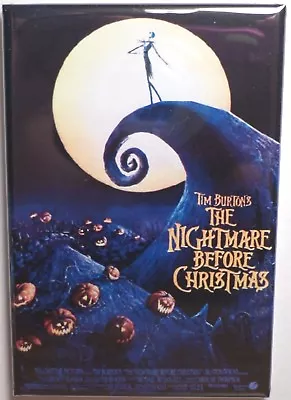 Nightmare Before Christmas Movie Poster MAGNET 2  X 3  Refrigerator Locker • $6.95