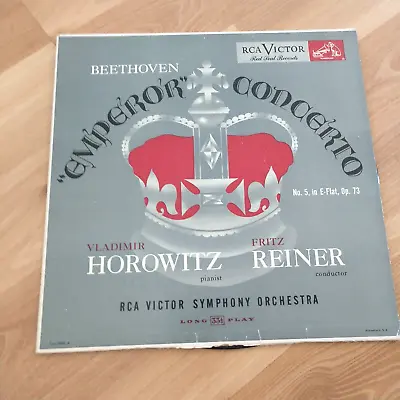 BEETHOVEN EMPEROR CONCERTO NO. 5 In E Flat Op. 73 RCA VICTOR RED SEAL RECORDS • $9.95