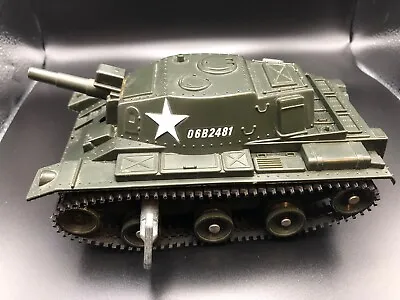 Vintage Marx Military U.s. Army Tank Marx Windup *made In Hong Kong* Wwii • $49.99