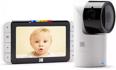 Kodak C525 Smart Video Baby Monitor With Motorised PT Camera 5-Inch Size Black • $288.95