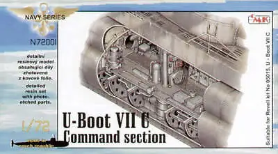 CMK N72001 1:72 Type VIIc U-Boat Interior Command Section • £48.96