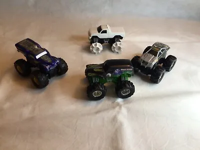 4 Rev N Go 2001 Monster Truck Lot: Grave Digger Maximum Destruction War Wizard • $16.50