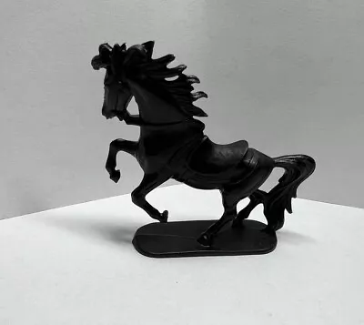 Jean Hoefler Plastic Black Horse W. Germany Vintage Miniature 3” • $9