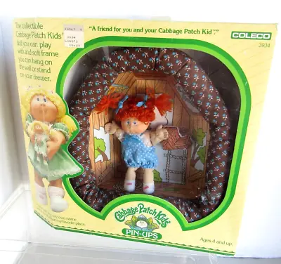 Vintage 1983 Coleco Cabbage Patch Kids PIN-UPS Red Hair 5  Girl MIB • $12.99