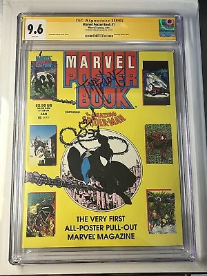 Marvel Poster Book 1 CGC 9.6 SS Todd McFarlane! Highest On Census! • £481.76