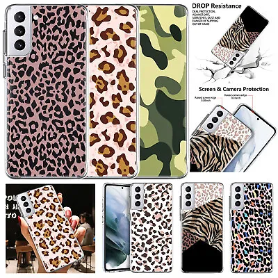 Phone Case Shockproof Leopard Print Cover For Samsung Galaxy S23 S24 A15 A14 A54 • £5.51