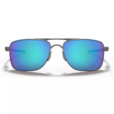 [OO4124-0662] Oakley GAUGE 8 MATTE GUNMETAL W/ PRIZM SAPPHR IRIDIUM *Polarized* • $139.99