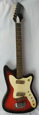 1960's H15 Bobkat Holiday Brand Vintage Electric Guitar Gold Foils & CASE • $450