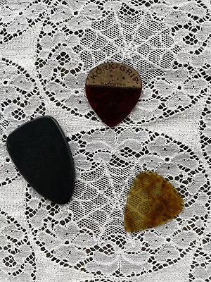 Lot Of 3 Vintage Guitar Picks-Nick Lucas Kork Grip And One Unmarked • $29.99