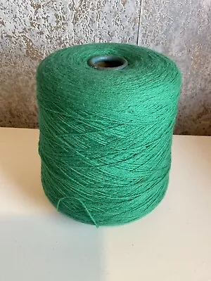 KNOLL SHETLAND  2/16nm 800m Per 100g Laceweight Knitting Fairway Green 625g • £20