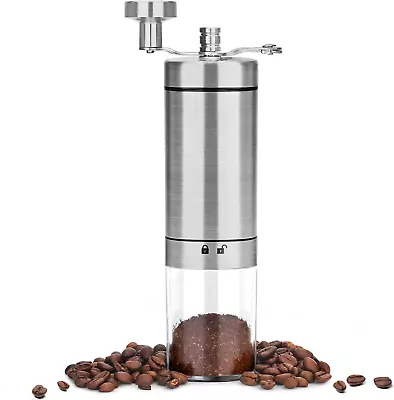 Lahrma Coffee Grinder Manual Hand Coffee Bean Grinder Burr Mini Coffee Hand For • £17.56