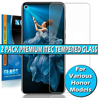 Tempered Glass Screen Protector Cover For Honor 8A 8S 9A 10 10X 20 20e Lite Pro • £1.99