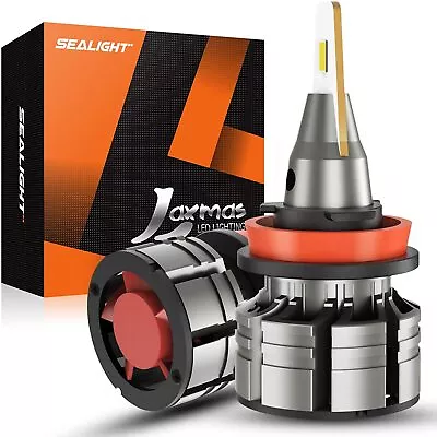 SEALIGHT H11 H8 H9 LED Headlight Kit Combo Bulb High Low Beam Super White 6500K • $13.35