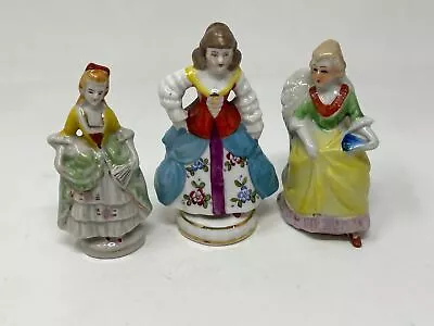 Vtg Victorian Mini Figurines Peasant European Porcelain Made In Japan  N14 • $16.85