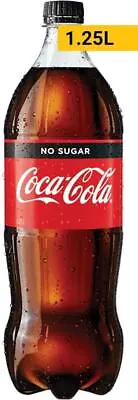 Coca Cola No Sugar 1.25L Bottle Case Of 12 • $37.99