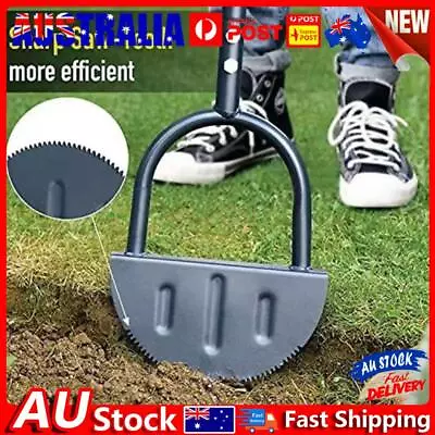 Serrated Lawn Tool Multifunctional Half Moon Lawn Edger For Courtyards Driveways • $30.99