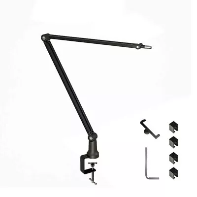 Microphone Suspension Stand Scissor Boom Arm For Professional Podcast Streaming • $27.50