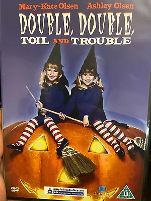 Double Double Toil And Trouble Region 2 DVD (1993 The Olsen Twins Family Movie) • £24.97