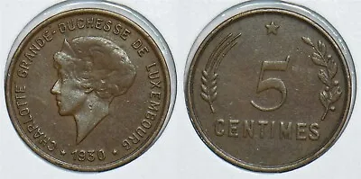 Luxembourg 1930 5 Centimes 198581 Combine Shipping • $25.99